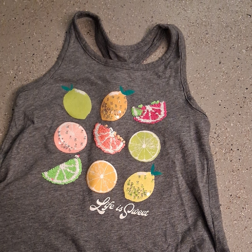Girl's SO Heather Gray Tank Top